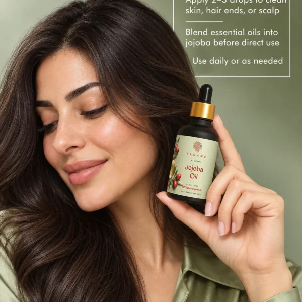 How to use Jojoba Oil for face, hair and scalp | TASANO 100% Pure Jojoba Oil
