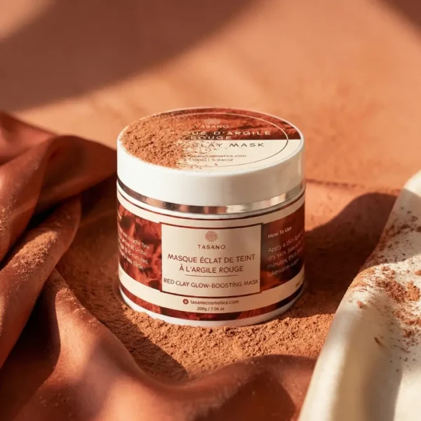 Red Clay Glow-Boosting Mask - TASANO