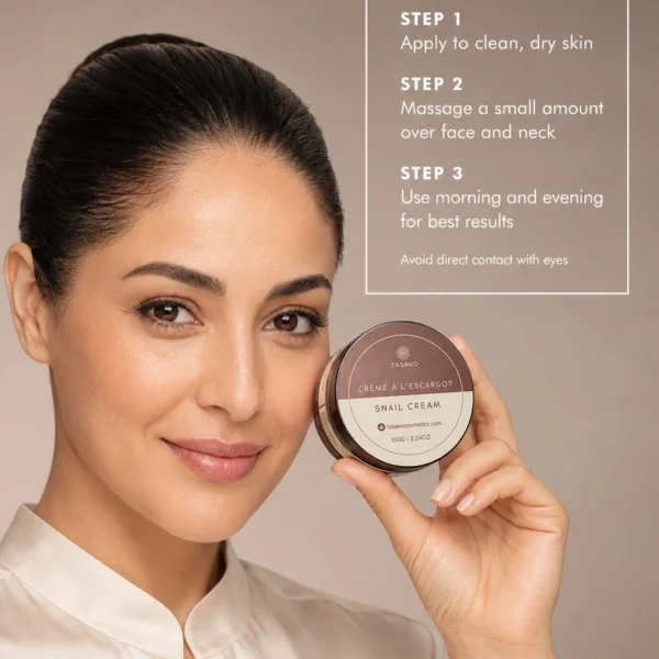How to use snail collagen cream for firming, smoother texture, and daily anti-aging skincare