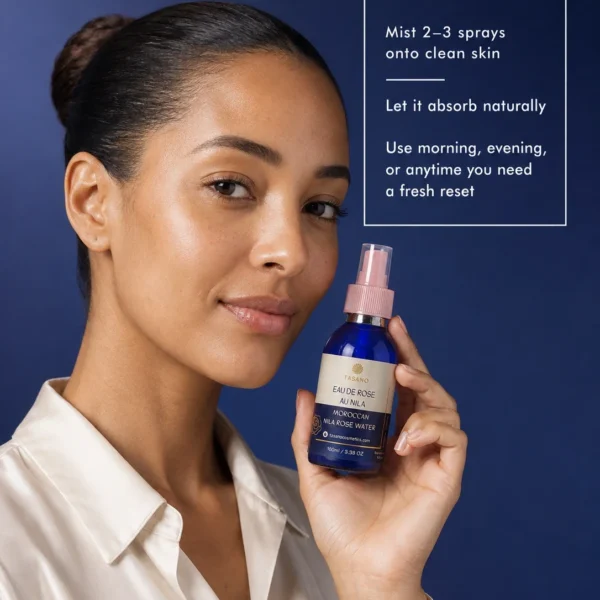 How to use Moroccan Nila Rose Water for dark spots, hyperpigmentationand skin tone evening How to use Moroccan Nila Rose Water for dark spots, hyperpigmentationand skin tone evening