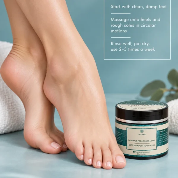 How to use foot scrub for cracked heels and calluses, intensive exfoliating treatment for dry feet How to use foot scrub for cracked heels and calluses, intensive exfoliating treatment for dry feet