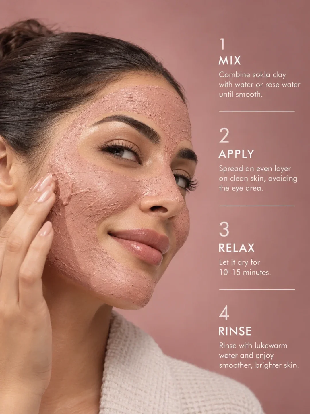 How to apply Moroccan Sokla body mask for gentle exfoliation, rough skin smoothing and hammam skincare How to apply Moroccan Sokla body mask for gentle exfoliation, rough skin smoothing and hammam skincare