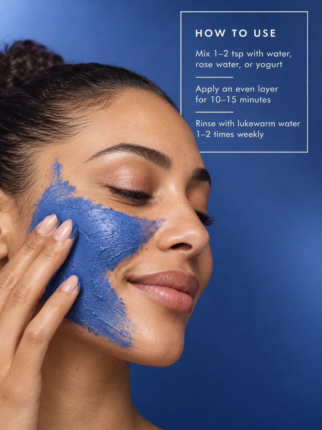 How to use Moroccan Nila Powder face mask for dark spots, hyperpigmentation and uneven tone
