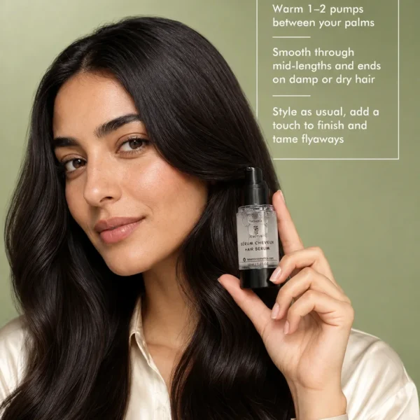 How to use anti frizz serum on damp or dry hair
