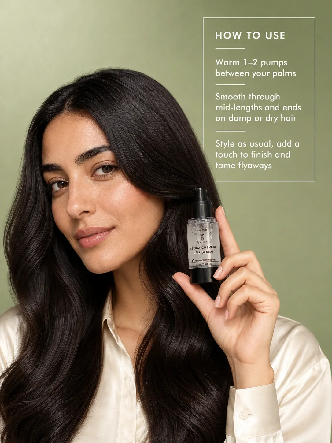 How to use anti frizz serum on damp or dry hair