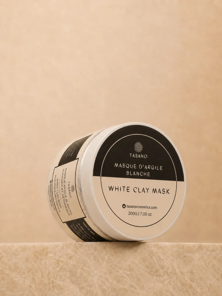 TASANO White Clay Mask for purifying pores and detoxifying oily skin