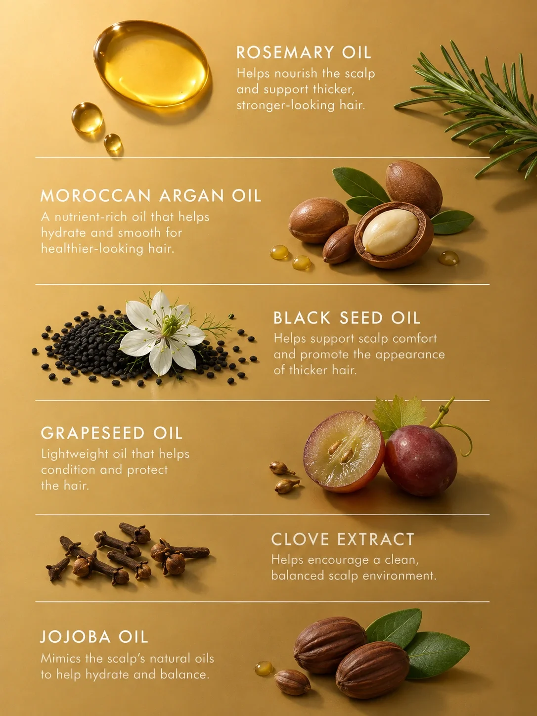 rosemary hair oil ingredients for scalp care strength and density