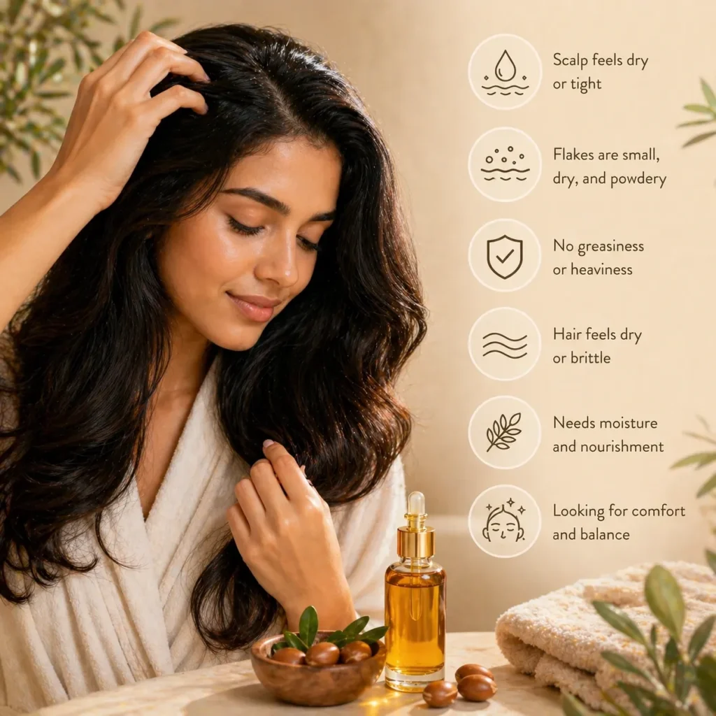 Argan oil for dandruff - TASANO
