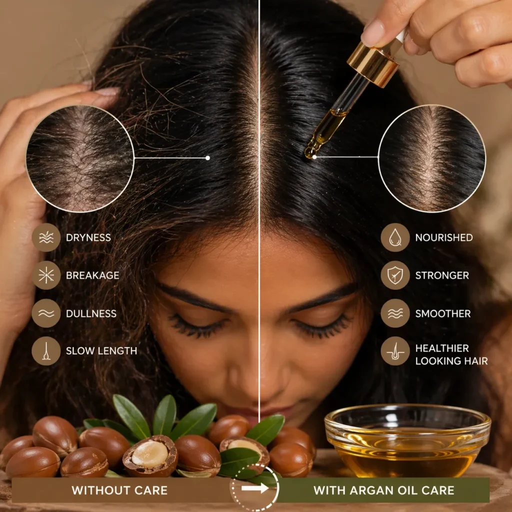 Argan oil for hair growth - TASANO
