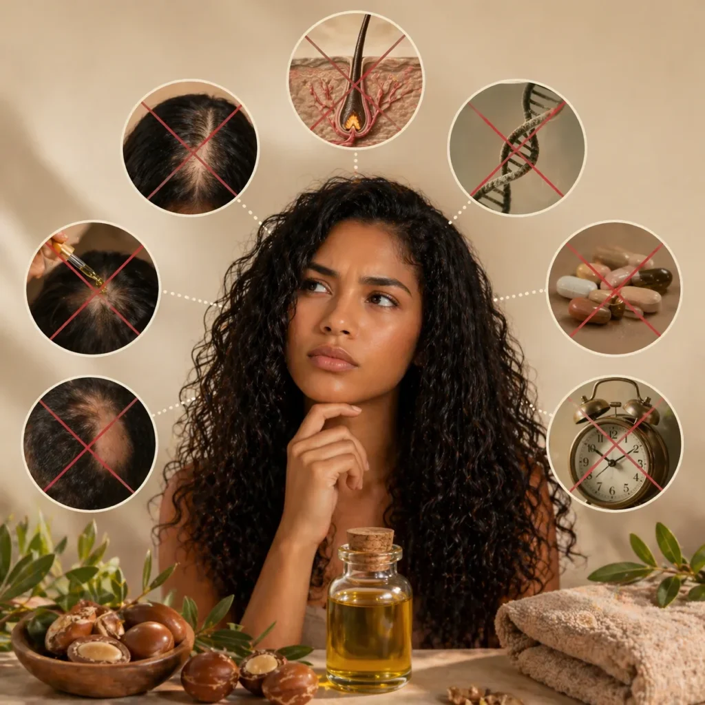 Argan oil for hair growth - TASANO