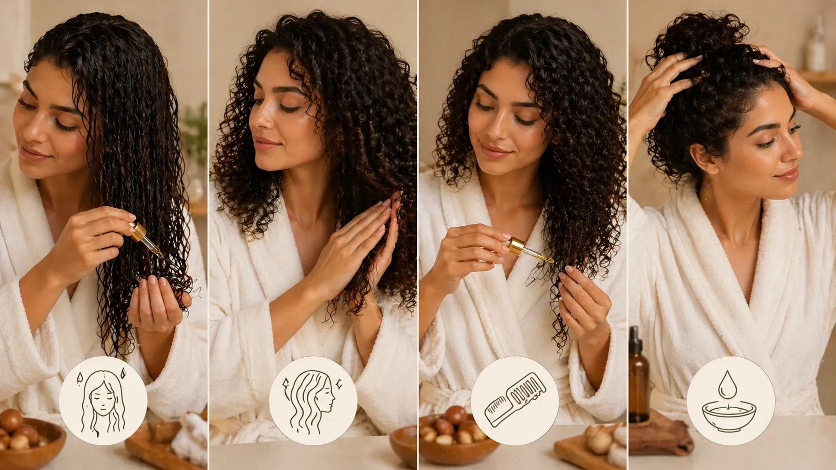 Argan Oil for Curly Hair - TASANO