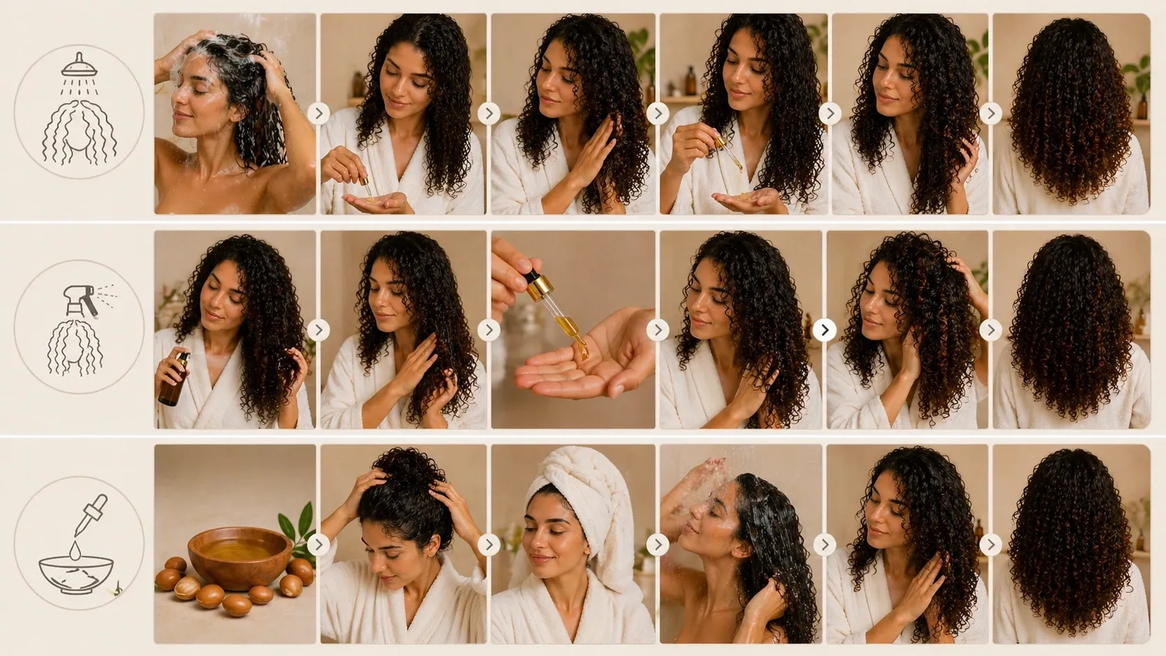 Argan Oil for Curly Hair - TASANO