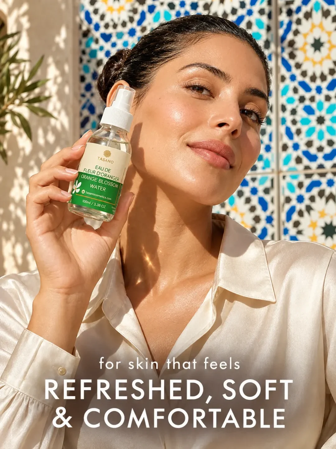 Orange Blossom Water for Face – Refreshing Facial Toner for Soft Fresh Balanced Skin