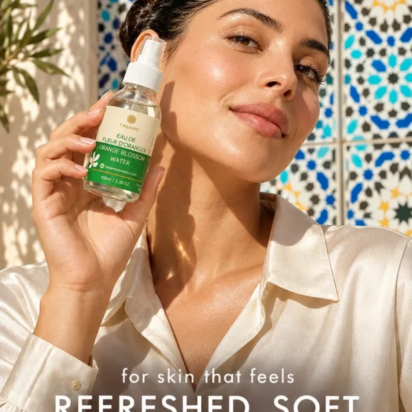 Orange Blossom Water for Face – Refreshing Facial Toner for Soft Fresh Balanced Skin