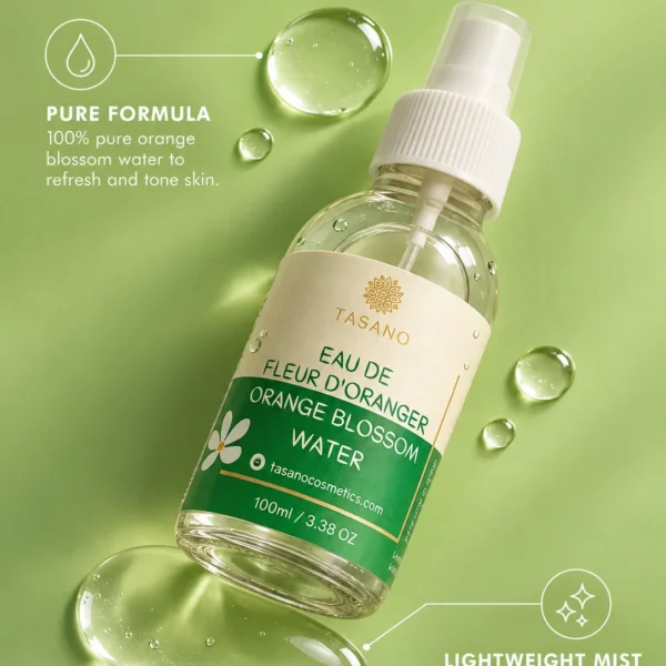 Pure Orange Blossom Water Toner – Lightweight Facial Mist for Face and Skin