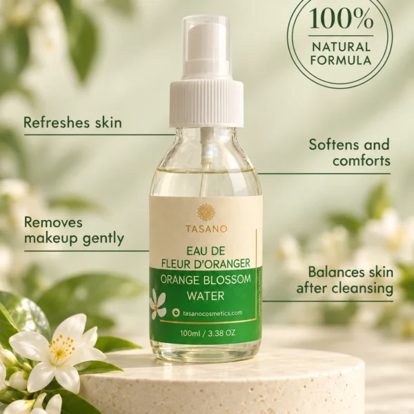 Orange Blossom Water Benefits for Skin – Face Toner Mist and Natural Makeup Remover